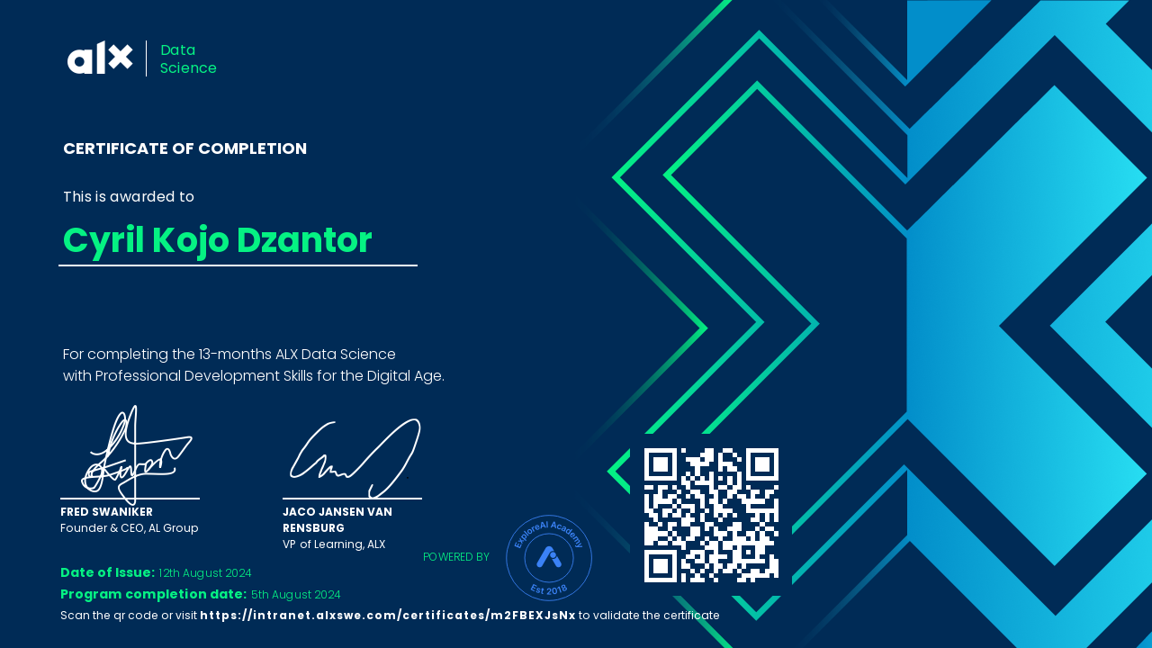 Data Science Certification